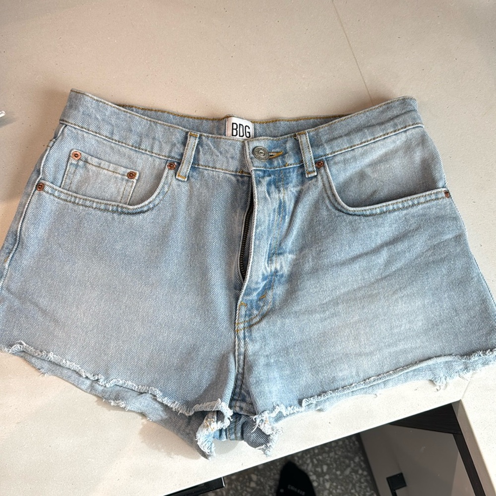 Denim shorts